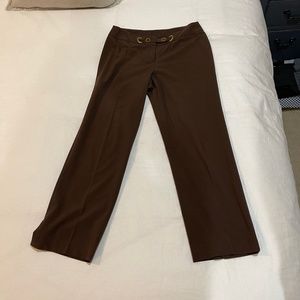 Brown slacks